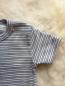 Preview: Halbarm-Shirt Baumwolle-Seide geringelt